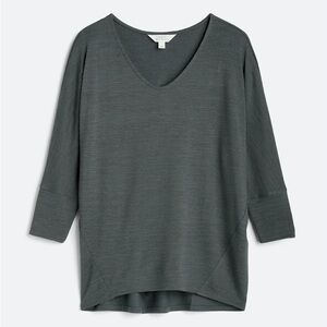 Market & Spruce - Liraven V Neck Dolman Knit Top, Sweater, Size XXL. Grey NWOT